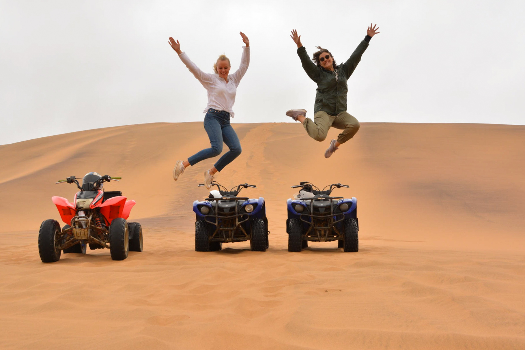 sand dunes quad biking Namibia 