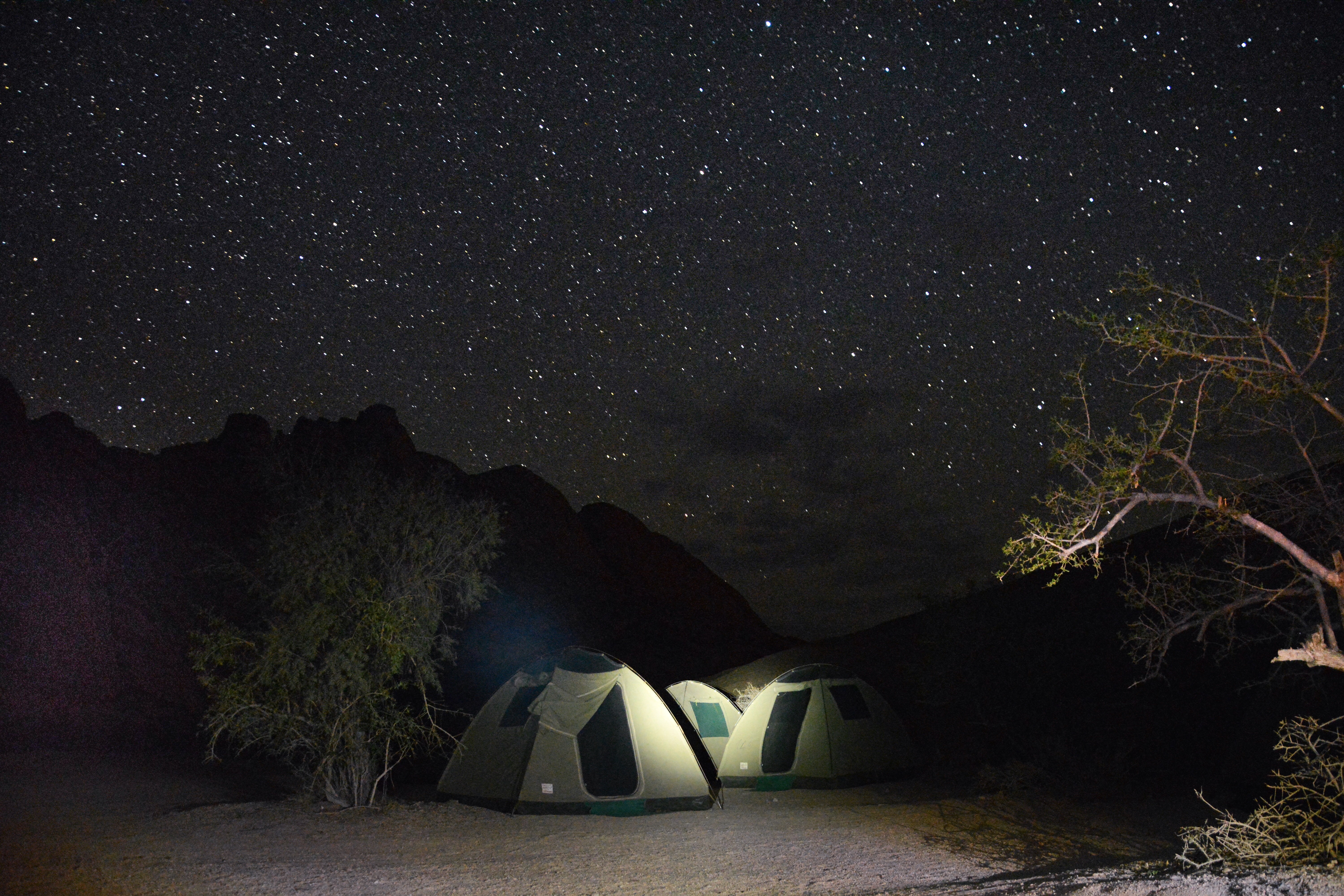 camping spitzkoppe Namibia